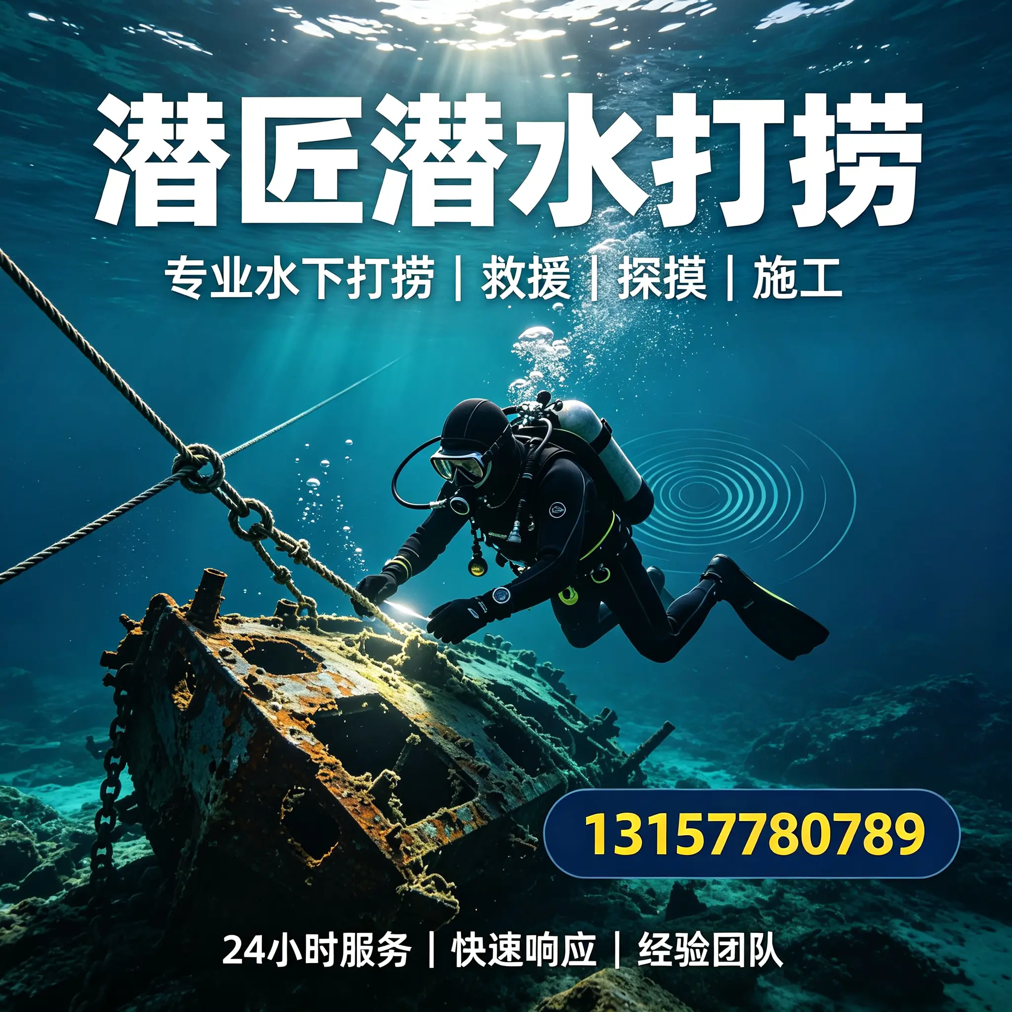 湛江水下打捞作业服务产品